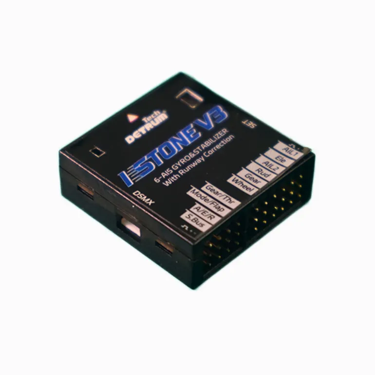 🌟🎉 New Release! Detrum iStone V3 6-Axis Gyro Stabilizer with Runway Correction 2 in 1 for RC Airplane PWM/S.BUS/DSM Compatible