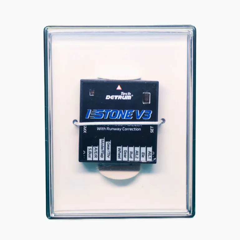 🌟🎉 New Release! Detrum iStone V3 6-Axis Gyro Stabilizer with Runway Correction 2 in 1 for RC Airplane PWM/S.BUS/DSM Compatible