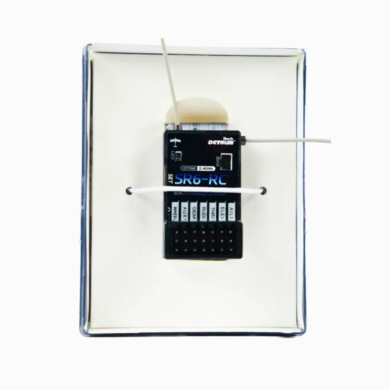 🌟🎉 New Release! Detrum SR6-RC 6CH 2.4GHz Receiver w/ iStone 6-Axis Stabilization & Runway Correction