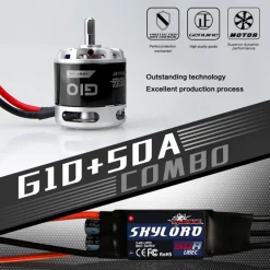 TomCat G10 3514-1150KV Motor w/ Skylord 50A ESC Combo Set