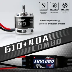 TomCat G10 3514-1150KV Motor w/ Skylord 40A ESC Combo Set