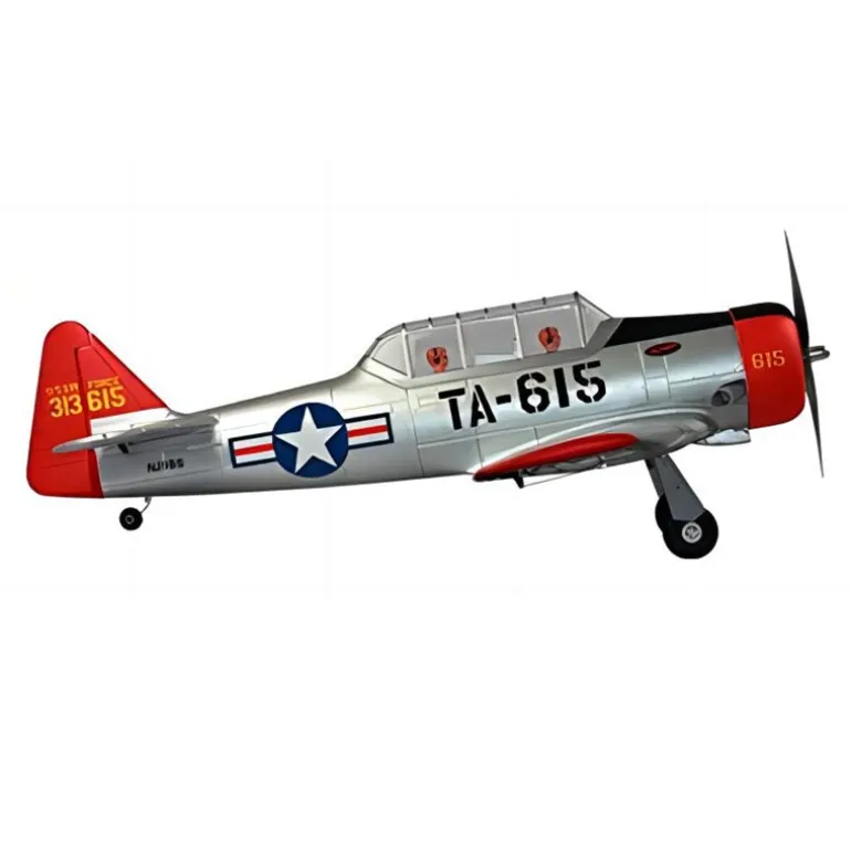 ✨🔄 Upgraded! Dynam AT-6 Texan V3 4S RC Warbird Plane 1400mm Wingspan w/ 3 Flaps