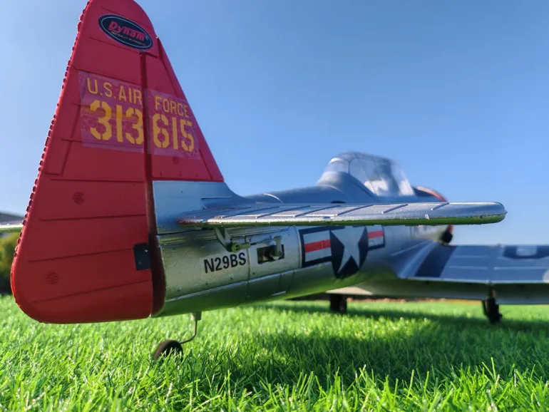 ✨🔄 Upgraded! Dynam AT-6 Texan V3 4S RC Warbird Plane 1400mm Wingspan w/ 3 Flaps