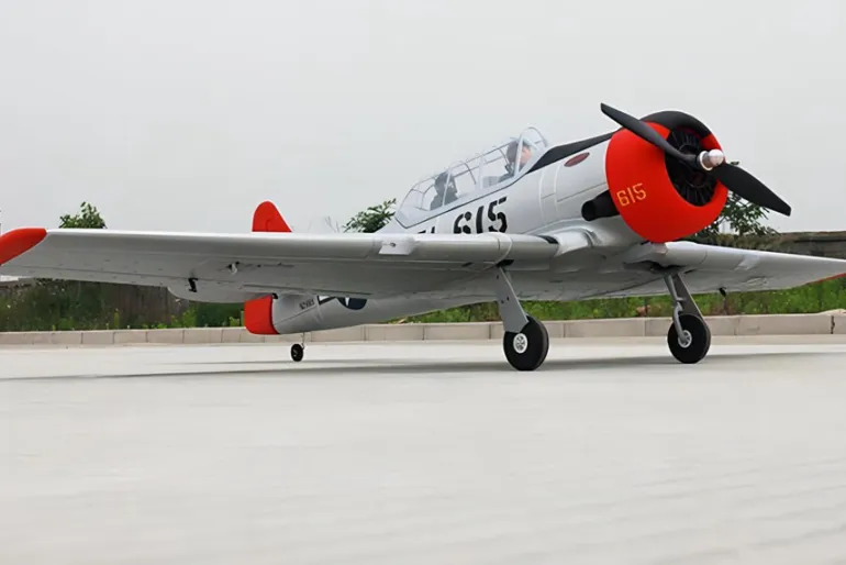 ✨🔄 Upgraded! Dynam AT-6 Texan V3 4S RC Warbird Plane 1400mm Wingspan w/ 3 Flaps