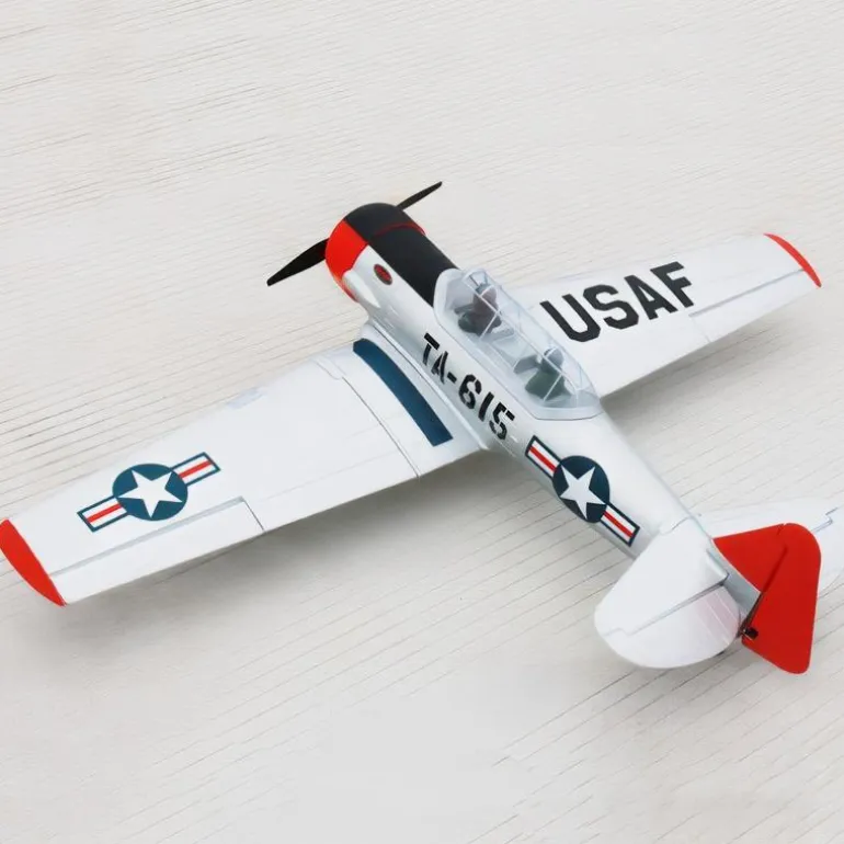✨🔄 Upgraded! Dynam AT-6 Texan V3 4S RC Warbird Plane 1400mm Wingspan w/ 3 Flaps