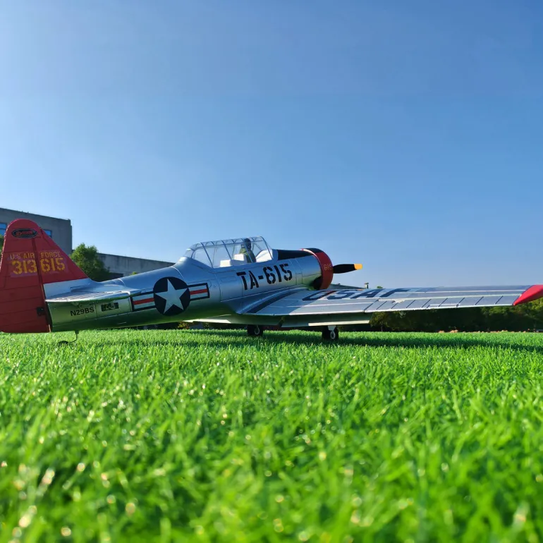 ✨🔄 Upgraded! Dynam AT-6 Texan V3 4S RC Warbird Plane 1400mm Wingspan w/ 3 Flaps