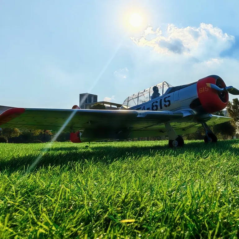 ✨🔄 Upgraded! Dynam AT-6 Texan V3 4S RC Warbird Plane 1400mm Wingspan w/ 3 Flaps