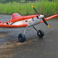✨🔄 Upgraded! Dynam Cessna 188 Crop Duster V2 Orange 4S STOL RC Scale Plane 1.5m w/ Rubber Wheel