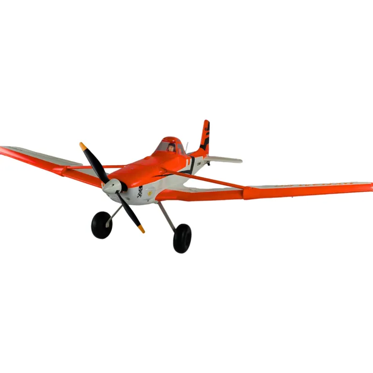 ✨🔄 Upgraded! Dynam Cessna 188 Crop Duster V2 Orange 4S STOL RC Scale Plane 1.5m w/ Rubber Wheel