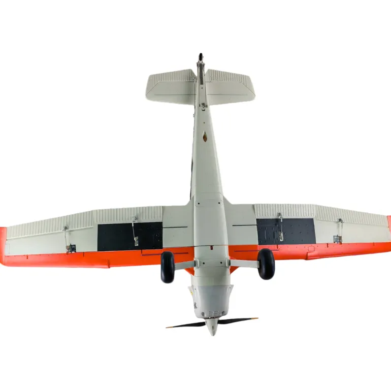 ✨🔄 Upgraded! Dynam Cessna 188 Crop Duster V2 Orange 4S STOL RC Scale Plane 1.5m w/ Rubber Wheel