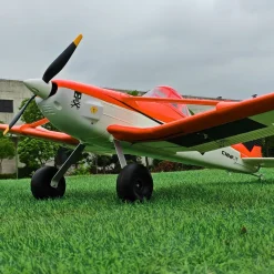 ✨🔄 Upgraded! Dynam Cessna 188 Crop Duster V2 Orange 4S STOL RC Scale Plane 1.5m w/ Rubber Wheel