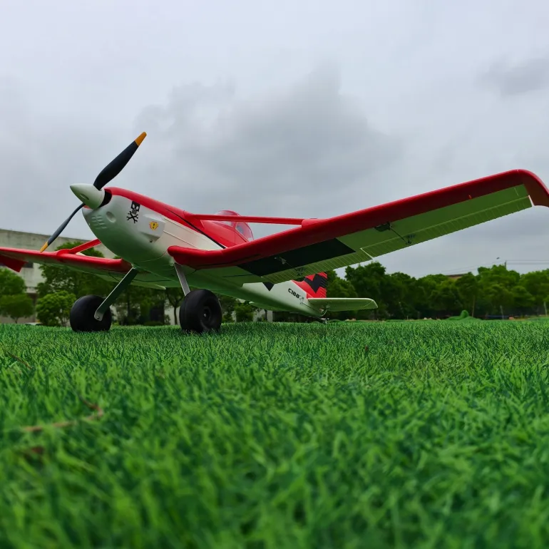 ✨🔄 Upgraded! Dynam Cessna 188 Crop Duster V2 Red 4S STOL RC Scale Plane 1.5m w/ Rubber Wheel