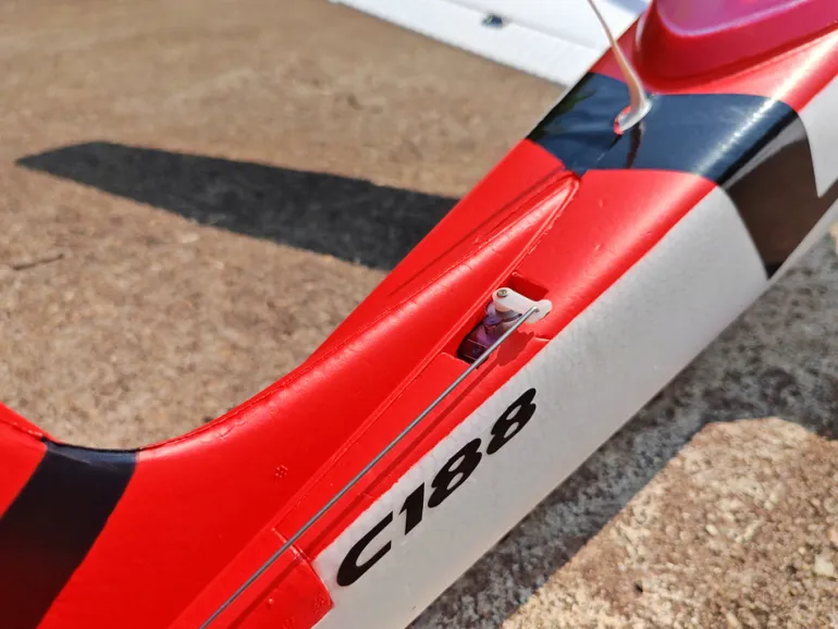✨🔄 Upgraded! Dynam Cessna 188 Crop Duster V2 Red 4S STOL RC Scale Plane 1.5m w/ Rubber Wheel
