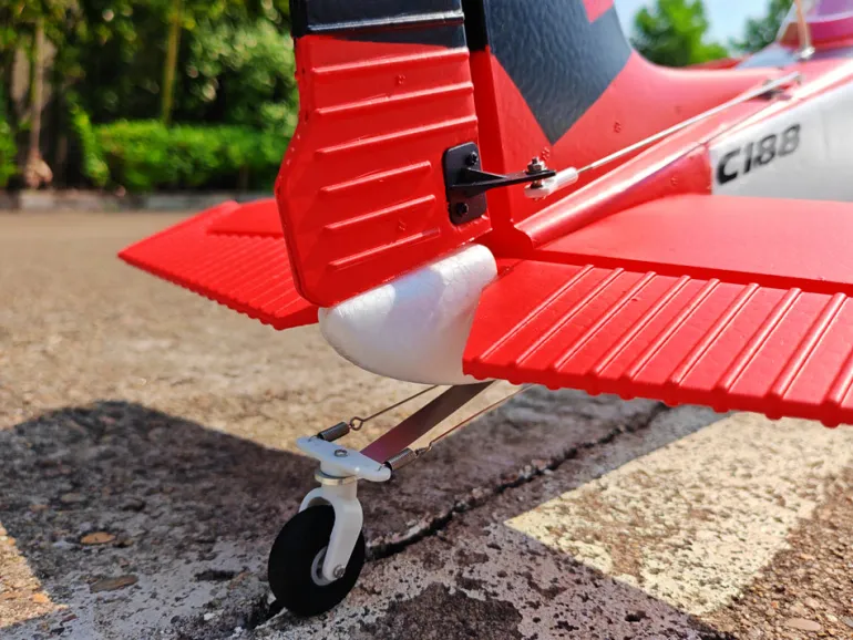 ✨🔄 Upgraded! Dynam Cessna 188 Crop Duster V2 Red 4S STOL RC Scale Plane 1.5m w/ Rubber Wheel