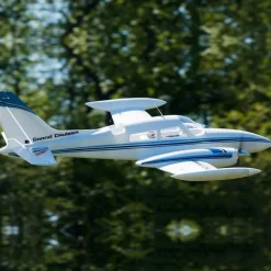 ✨🔄 Upgraded! Dynam Cessna 310 Grand Cruiser V3 Blue 4S Twin Motor RC Scale Plane 1300mm 51