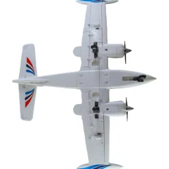 ✨🔄 Upgraded! Dynam Cessna 310 Grand Cruiser V3 Blue 4S Twin Motor RC Scale Plane 1300mm 51