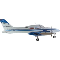 ✨🔄 Upgraded! Dynam Cessna 310 Grand Cruiser V3 Blue 4S Twin Motor RC Scale Plane 1300mm 51