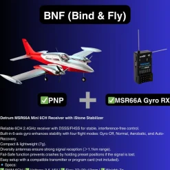 ✨🔄 Upgraded! Dynam Cessna 310 Grand Cruiser V3 Red 4S Twin Motor RC Scale Plane 1300mm 51