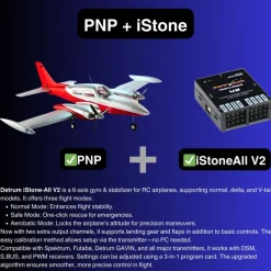 ✨🔄 Upgraded! Dynam Cessna 310 Grand Cruiser V3 Red 4S Twin Motor RC Scale Plane 1300mm 51