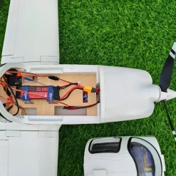 ✨🔄 Upgraded! Dynam Cirrus SR22 V3 Trainer 3S/4S White RC Scale Plane 1400mm Wingspan w/ Flaps