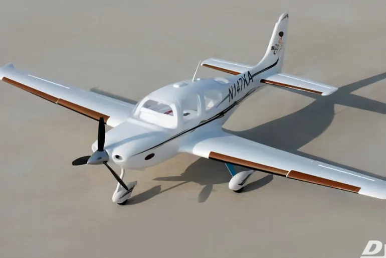 ✨🔄 Upgraded! Dynam Cirrus SR22 V3 Trainer 3S/4S White RC Scale Plane 1400mm Wingspan w/ Flaps