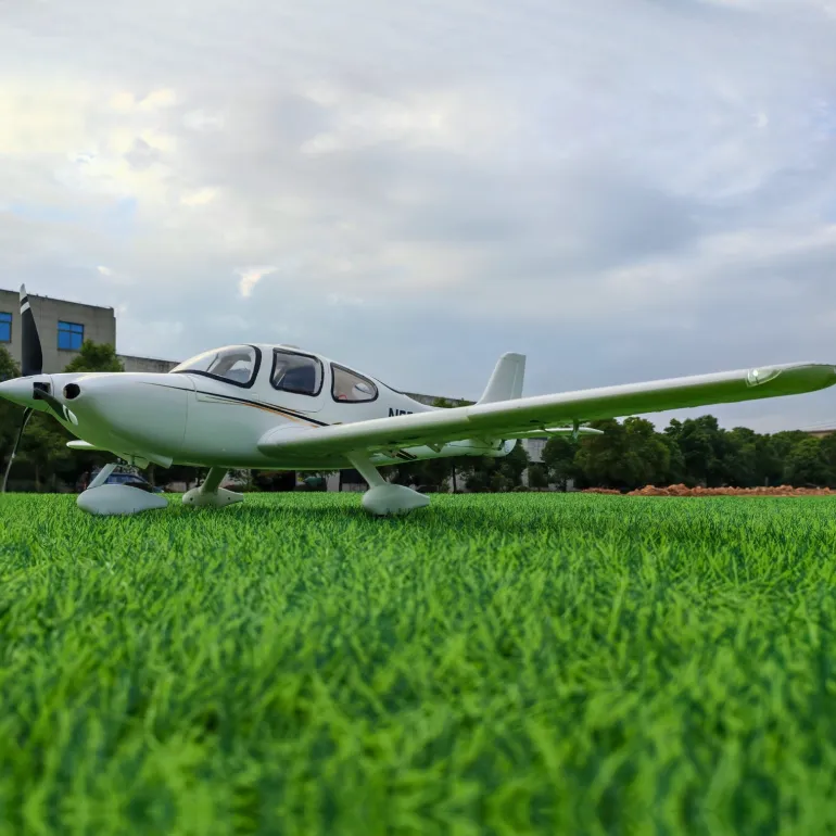 ✨🔄 Upgraded! Dynam Cirrus SR22 V3 Trainer 3S/4S White RC Scale Plane 1400mm Wingspan w/ Flaps