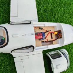 ✨🔄 Upgraded! Dynam Cirrus SR22 V3 Trainer 3S/4S White RC Scale Plane 1400mm Wingspan w/ Flaps