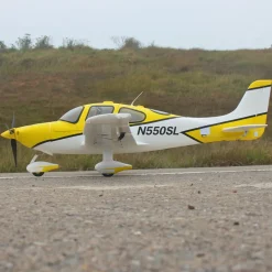 ✨🔄 Upgraded! Dynam Cirrus SR22 V3 Trainer 3S/4S Yellow RC Beginner Scale Plane 1.4m w/ Flaps