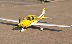 ✨🔄 Upgraded! Dynam Cirrus SR22 V3 Trainer 3S/4S Yellow RC Beginner Scale Plane 1.4m w/ Flaps