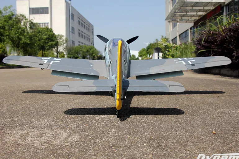 ✨🔄 Upgraded! Dynam Focke Wulf FW-190 V3 4S RC Warbird Plane 1300mm w/ Flaps
