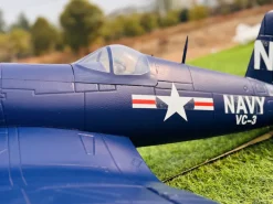 ✨🔄 Upgraded! Dynam F4U Corsair V3 4S RC Warbird Plane 1300mm w/ Flaps