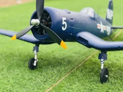 ✨🔄 Upgraded! Dynam F4U Corsair V3 4S RC Warbird Plane 1300mm w/ Flaps