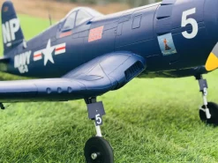✨🔄 Upgraded! Dynam F4U Corsair V3 4S RC Warbird Plane 1300mm w/ Flaps