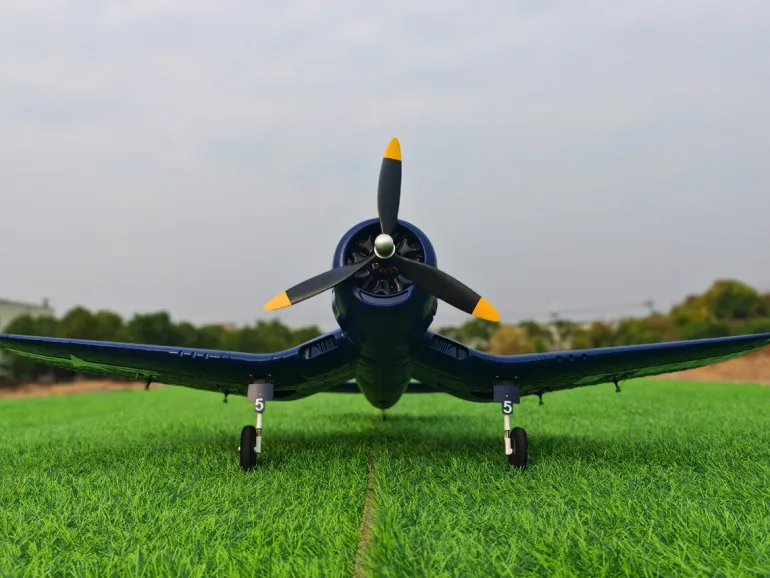 ✨🔄 Upgraded! Dynam F4U Corsair V3 4S RC Warbird Plane 1300mm w/ Flaps