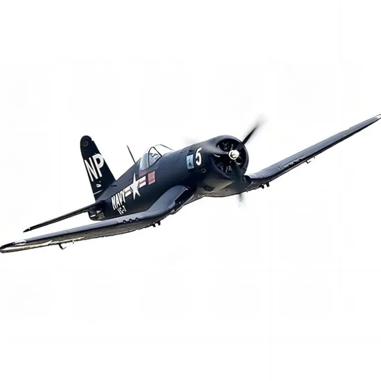 ✨🔄 Upgraded! Dynam F4U Corsair V3 4S RC Warbird Plane 1300mm w/ Flaps