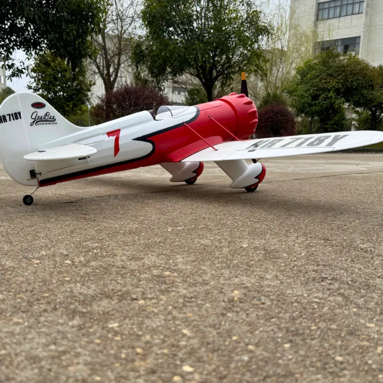 ✨🔄 Upgraded! Dynam Gee Bee Y V2 Sport 3D Aerobatic 4S RC Plane 1300mm Wingspan