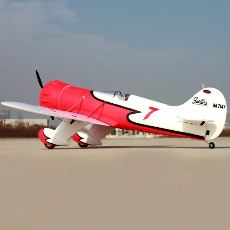 ✨🔄 Upgraded! Dynam Gee Bee Y V2 Sport 3D Aerobatic 4S RC Plane 1300mm Wingspan