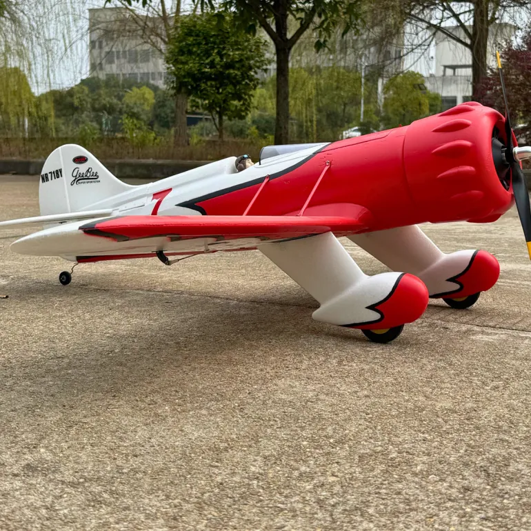 ✨🔄 Upgraded! Dynam Gee Bee Y V2 Sport 3D Aerobatic 4S RC Plane 1300mm Wingspan