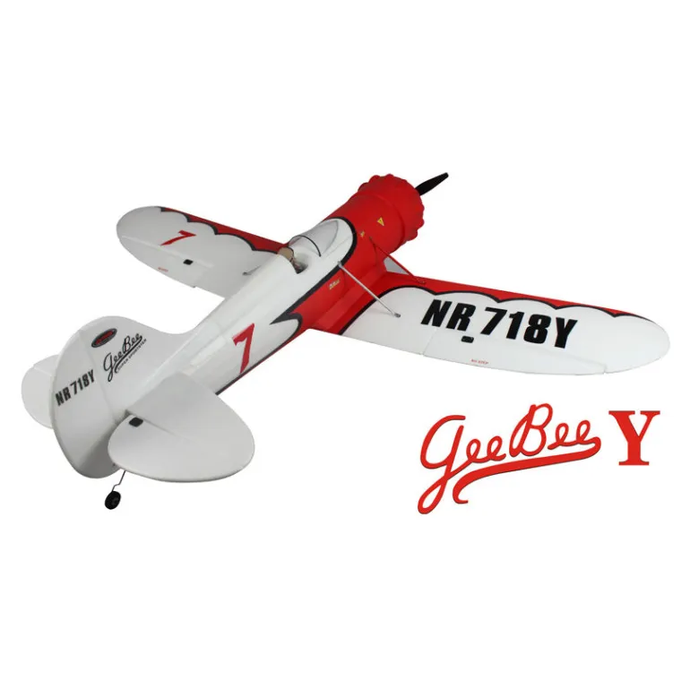 ✨🔄 Upgraded! Dynam Gee Bee Y V2 Sport 3D Aerobatic 4S RC Plane 1300mm Wingspan
