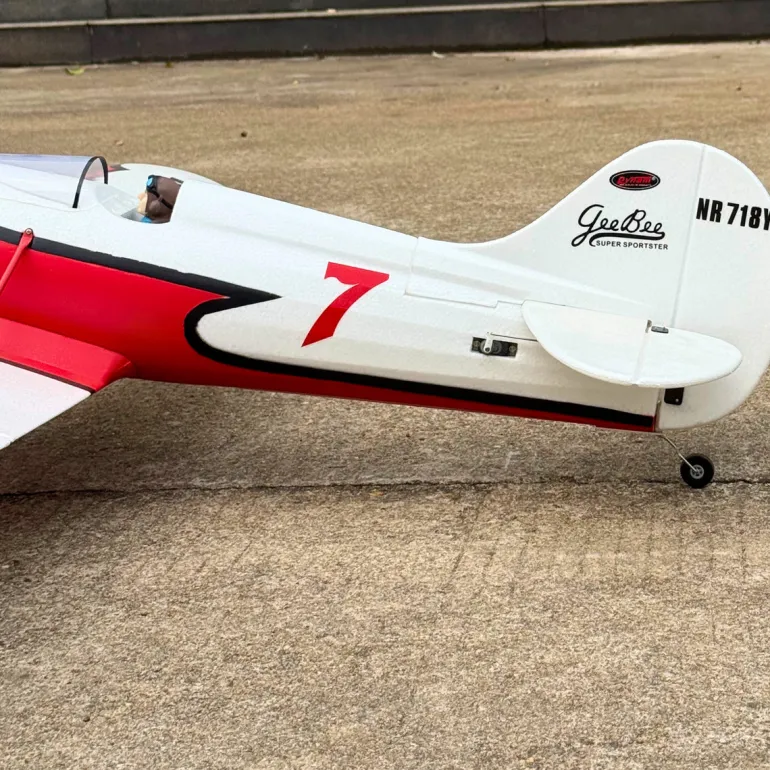 ✨🔄 Upgraded! Dynam Gee Bee Y V2 Sport 3D Aerobatic 4S RC Plane 1300mm Wingspan