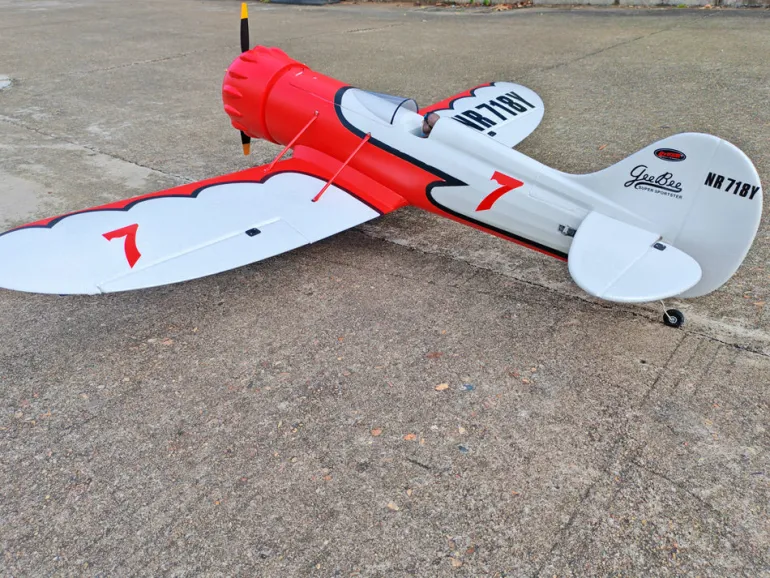 ✨🔄 Upgraded! Dynam Gee Bee Y V2 Sport 3D Aerobatic 4S RC Plane 1300mm Wingspan