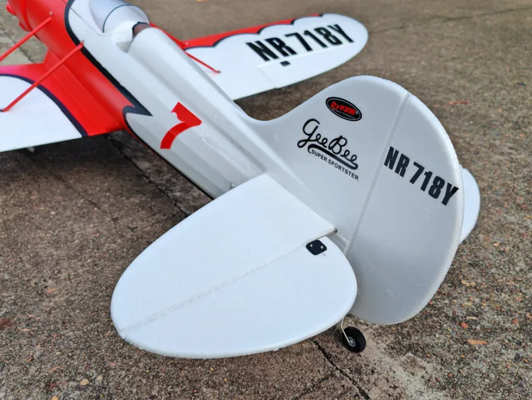 ✨🔄 Upgraded! Dynam Gee Bee Y V2 Sport 3D Aerobatic 4S RC Plane 1300mm Wingspan