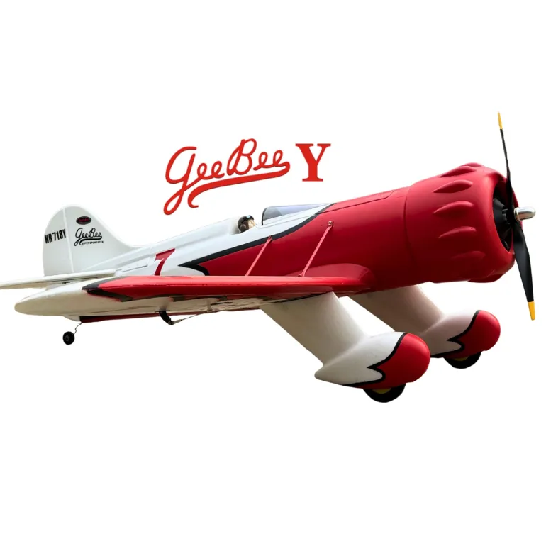 ✨🔄 Upgraded! Dynam Gee Bee Y V2 Sport 3D Aerobatic 4S RC Plane 1300mm Wingspan