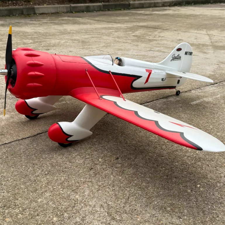 ✨🔄 Upgraded! Dynam Gee Bee Y V2 Sport 3D Aerobatic 4S RC Plane 1300mm Wingspan