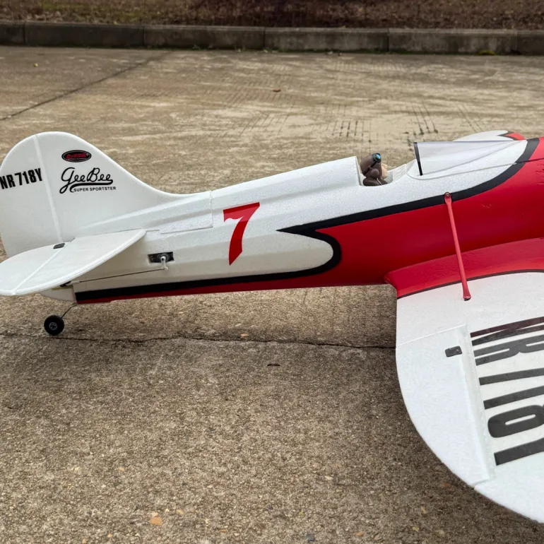 ✨🔄 Upgraded! Dynam Gee Bee Y V2 Sport 3D Aerobatic 4S RC Plane 1300mm Wingspan