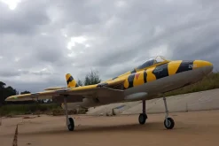 ✨🔄 Upgraded! Dynam Hawker Hunter 4S 70mm 12-Blade RC Beginner EDF Jet w/ Flaps