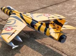 ✨🔄 Upgraded! Dynam Hawker Hunter 4S 70mm 12-Blade RC Beginner EDF Jet w/ Flaps