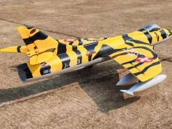 ✨🔄 Upgraded! Dynam Hawker Hunter 4S 70mm 12-Blade RC Beginner EDF Jet w/ Flaps
