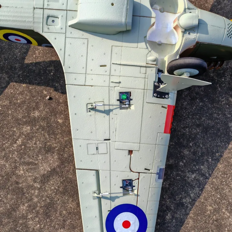 ✨🔄 Upgraded! Dynam Hawker Hurricane V3 4S RC Warbird Plane 1250mm w/ Flaps