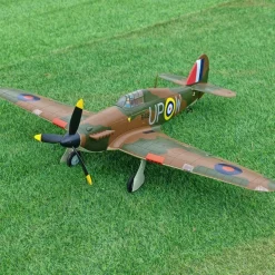 ✨🔄 Upgraded! Dynam Hawker Hurricane V3 4S RC Warbird Plane 1250mm w/ Flaps